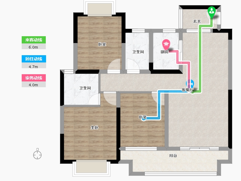 江西省-上饶市-上坤滨江四季-91.00-户型库-动静线