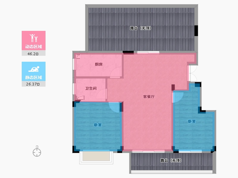 安徽省-宣城市-瑞泰华府-101.04-户型库-动静分区