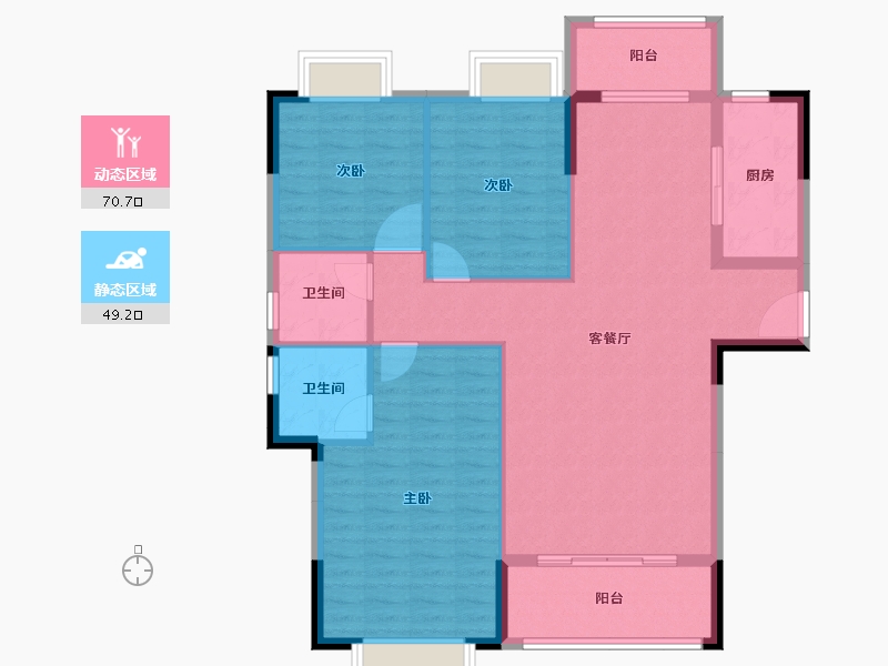 安徽省-宣城市-锦屏盛世城-109.32-户型库-动静分区