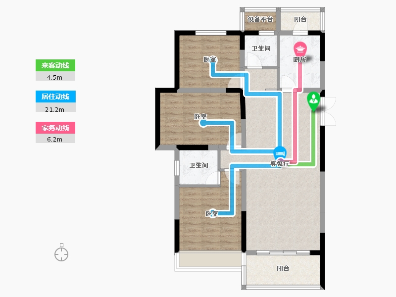 湖北省-宜昌市-建投樾山-91.10-户型库-动静线