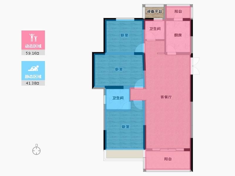 湖北省-宜昌市-建投樾山-91.10-户型库-动静分区