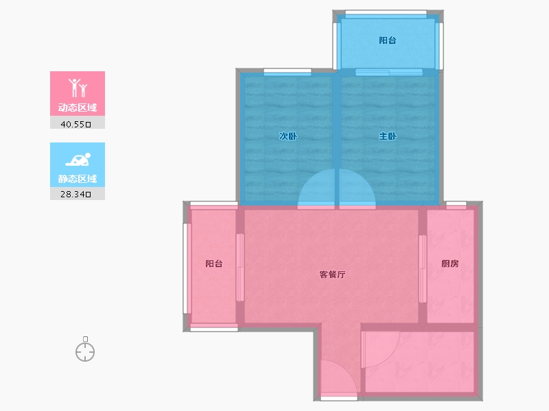 山东省-威海市-那香海国际旅游度假区-61.00-户型库-动静分区