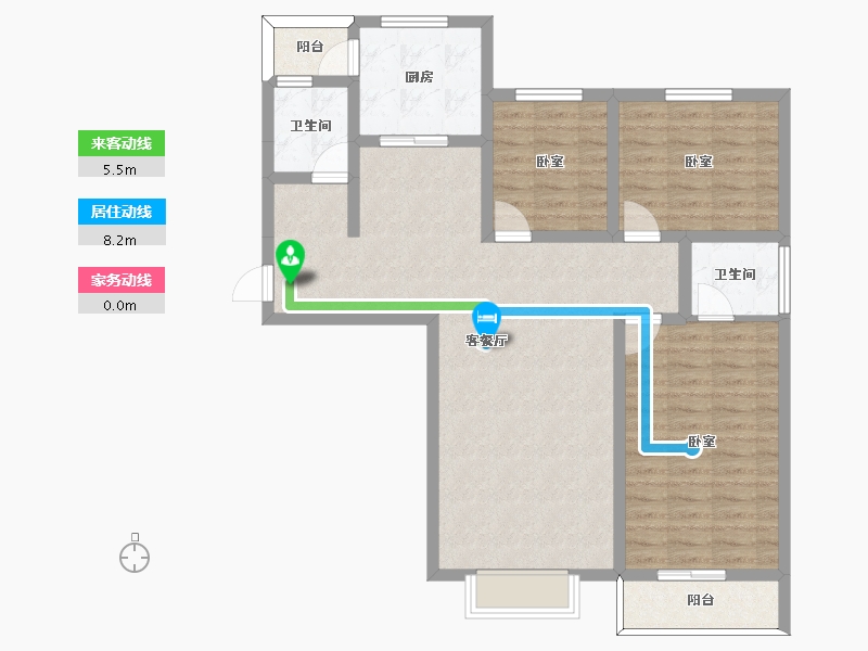 河南省-许昌市-荣城尚府-98.49-户型库-动静线