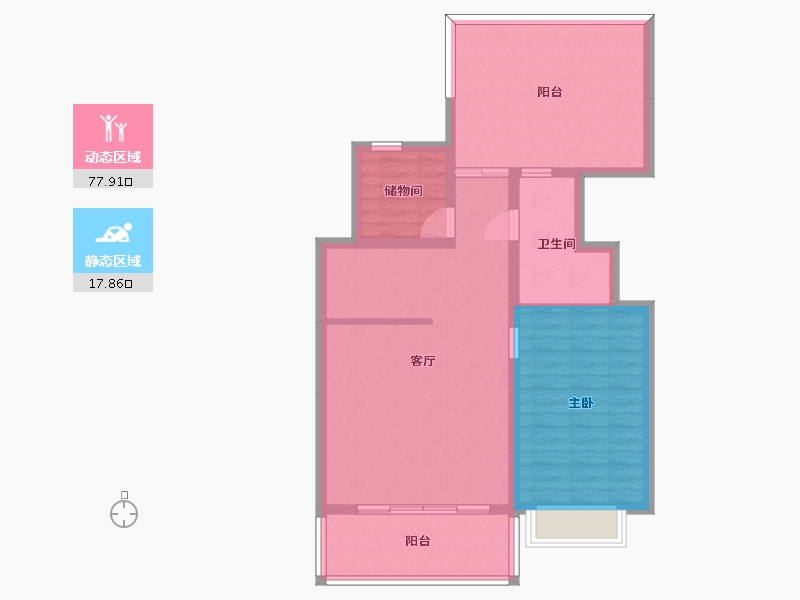 山东省-潍坊市-恒信·理想小镇-86.14-户型库-动静分区