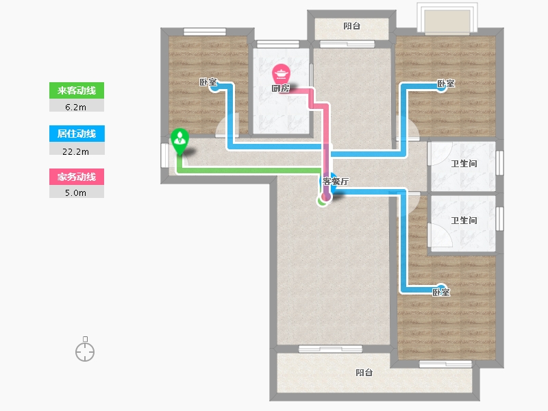 湖北省-黄冈市-滨河·智汇城-98.00-户型库-动静线