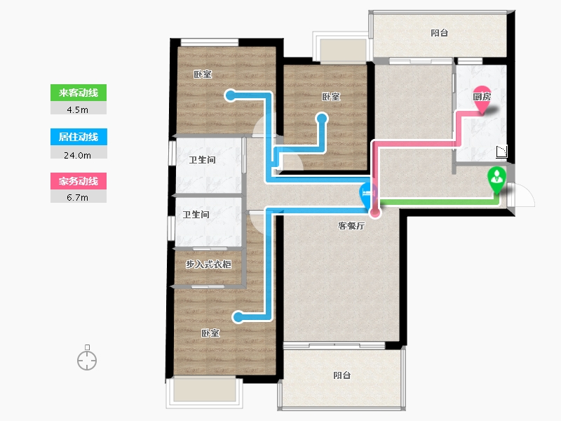 湖北省-襄阳市-鼎豊·紫云台-99.13-户型库-动静线