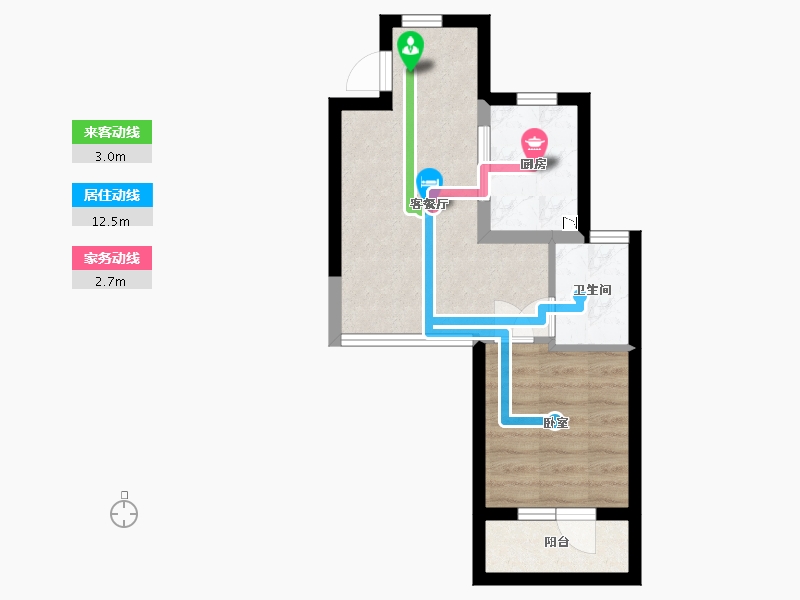 湖北省-武汉市-中建福地星城福邸-37.91-户型库-动静线