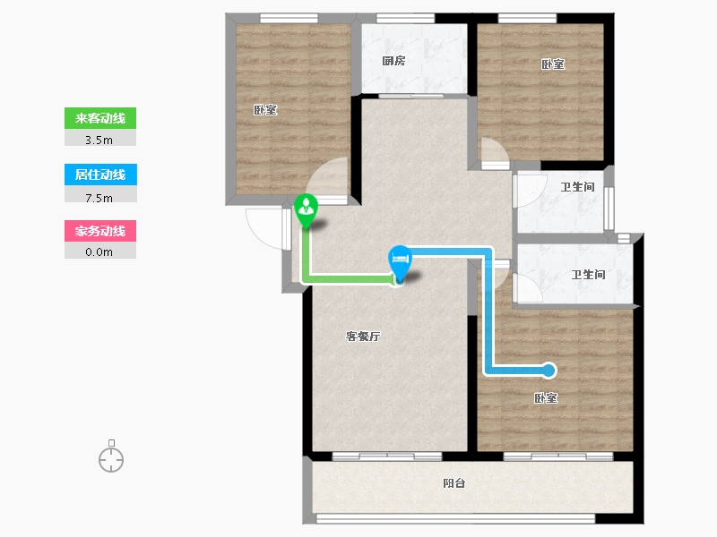 河南省-商丘市-同信天墅-99.58-户型库-动静线