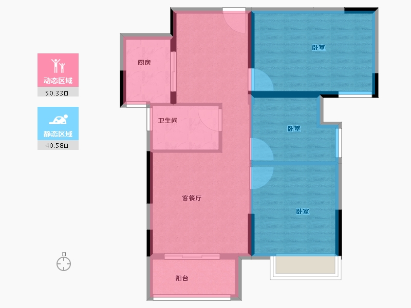 湖北省-襄阳市-湖北交投颐和华府-82.00-户型库-动静分区