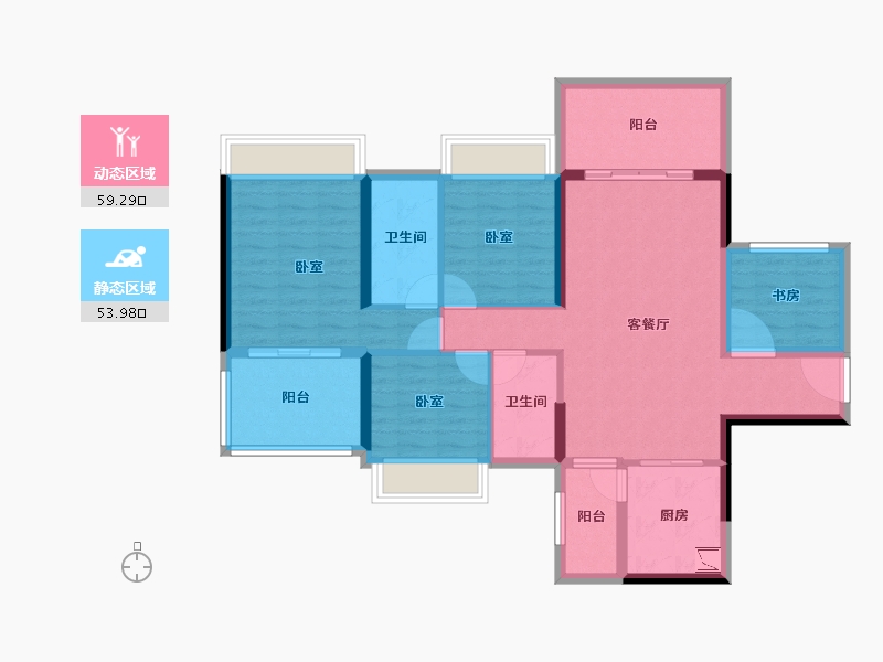 广东省-湛江市-东新高地-100.65-户型库-动静分区