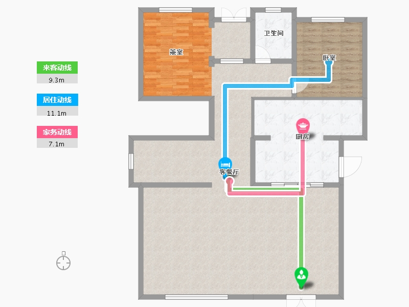 湖北省-武汉市-藏龙29墅-136.27-户型库-动静线