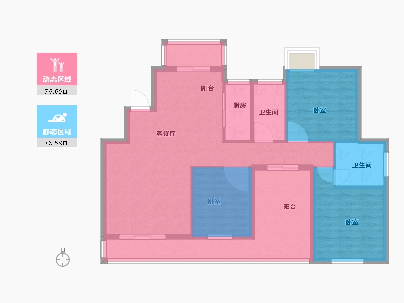 湖北省-黄冈市-广济府-93.73-户型库-动静分区