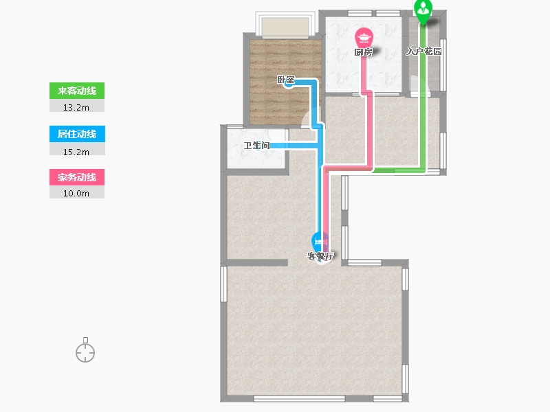 福建省-厦门市-永鸿厦门湾1号-95.23-户型库-动静线