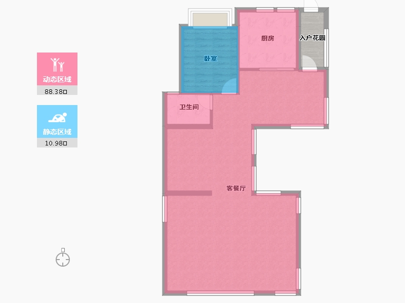 福建省-厦门市-永鸿厦门湾1号-95.23-户型库-动静分区