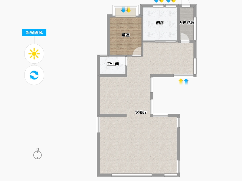 福建省-厦门市-永鸿厦门湾1号-95.23-户型库-采光通风