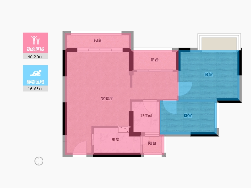 广东省-广州市-合汇学府名郡-50.05-户型库-动静分区