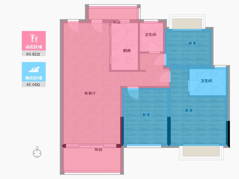 江西省-抚州市-中梁首府-93.00-户型库-动静分区