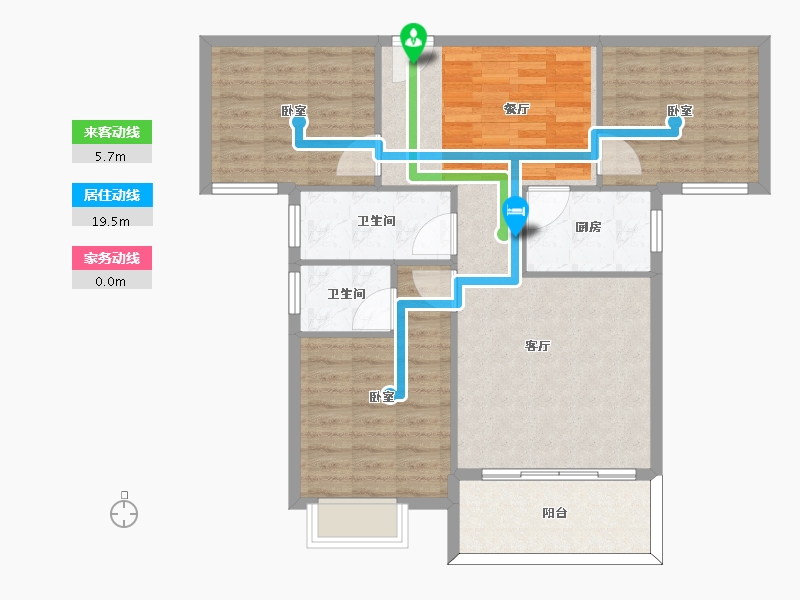 河南省-信阳市-龙潭国际-91.30-户型库-动静线