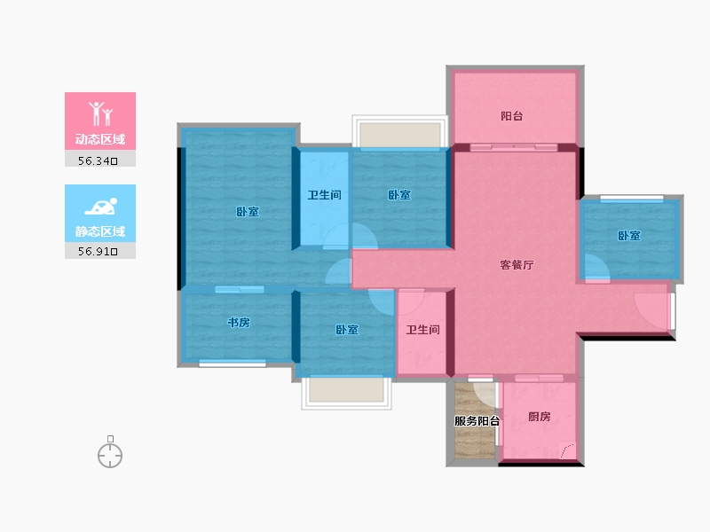 广东省-湛江市-东新高地-103.98-户型库-动静分区