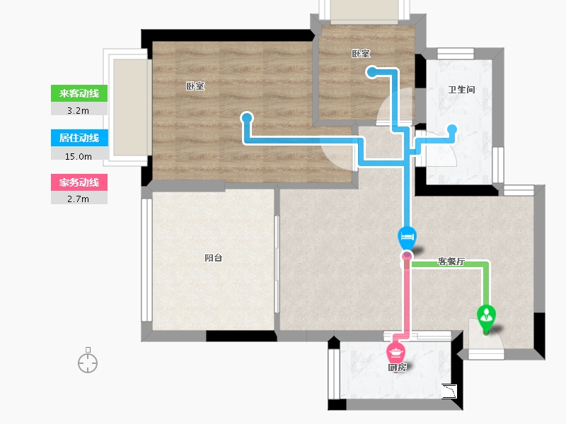 广东省-珠海市-华发云谷-52.19-户型库-动静线