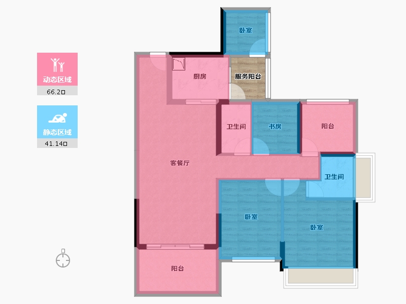 广东省-湛江市-东新高地-99.13-户型库-动静分区