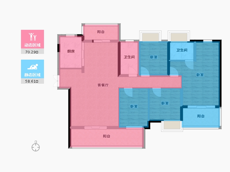 湖北省-宜昌市-一品江山-115.05-户型库-动静分区