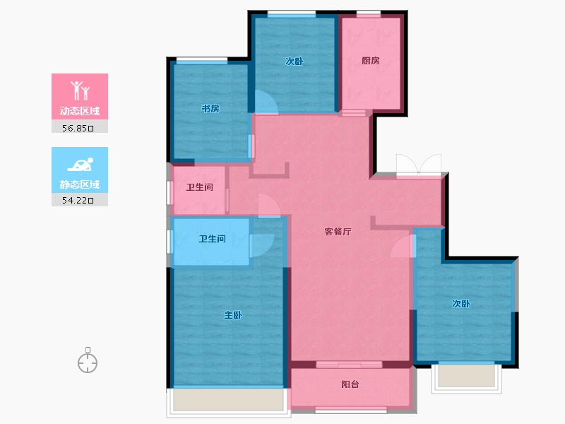 山东省-潍坊市-众成学府生活城-99.02-户型库-动静分区