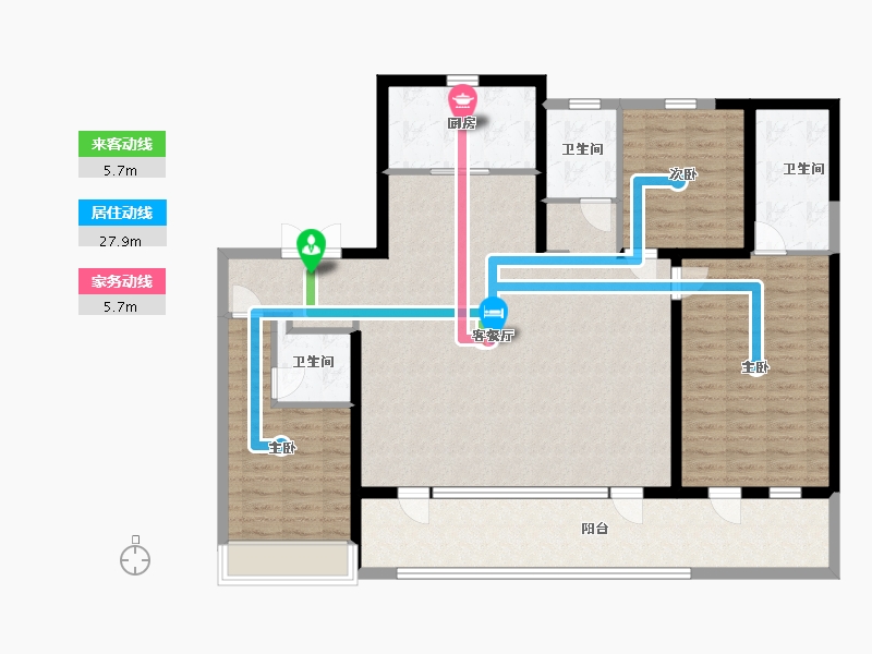 山东省-临沂市-中南林樾-138.00-户型库-动静线