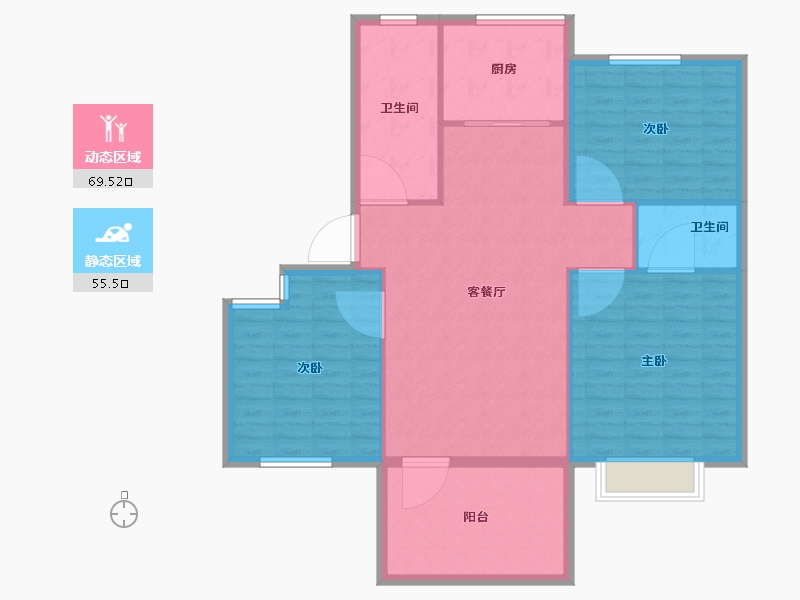 山东省-威海市-大尚逸龙湾-115.00-户型库-动静分区