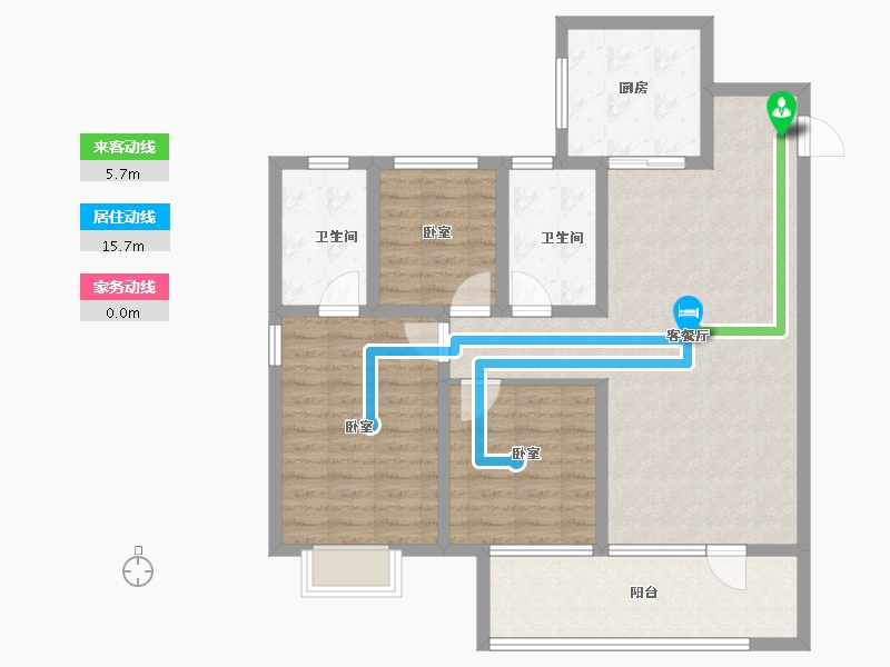 山东省-济宁市-保利时光印象-98.00-户型库-动静线