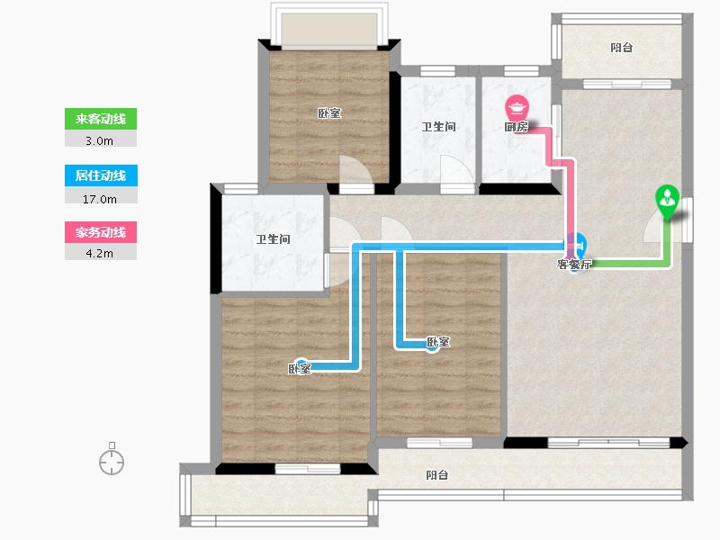 湖北省-黄石市-錦綉·御湖湾-99.26-户型库-动静线