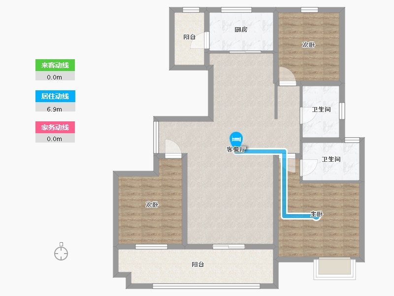 山东省-临沂市-儒辰·掌舵东岸-110.00-户型库-动静线