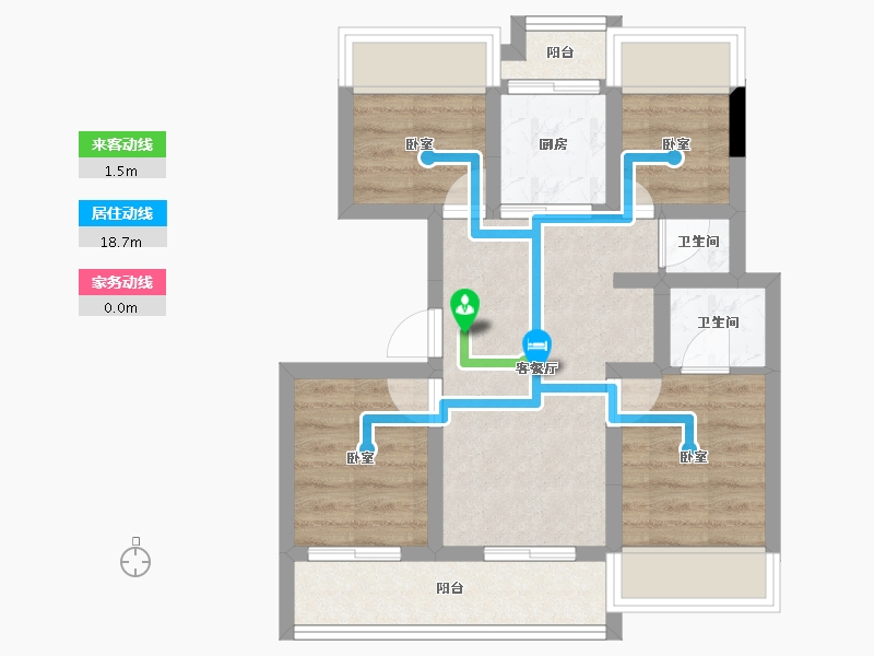 湖北省-十堰市-大家十里桃源-50.58-户型库-动静线