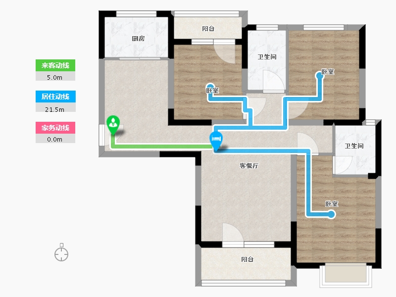 湖北省-武汉市-星悦湾-95.47-户型库-动静线