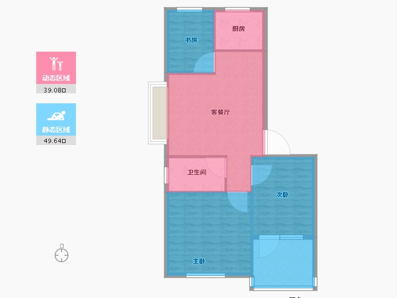 山东省-威海市-大尚逸龙湾-81.00-户型库-动静分区