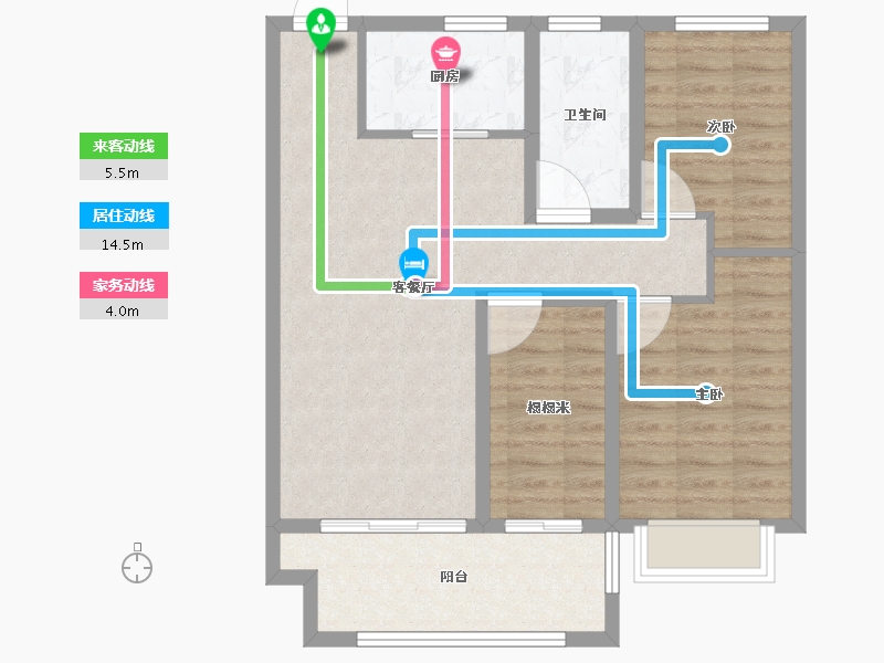 山东省-威海市-山能伴山首府-78.00-户型库-动静线