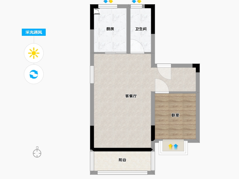 湖北省-武汉市-光谷学府-57.14-户型库-采光通风