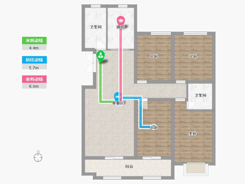 山东省-潍坊市-恒信风華上品-111.12-户型库-动静线