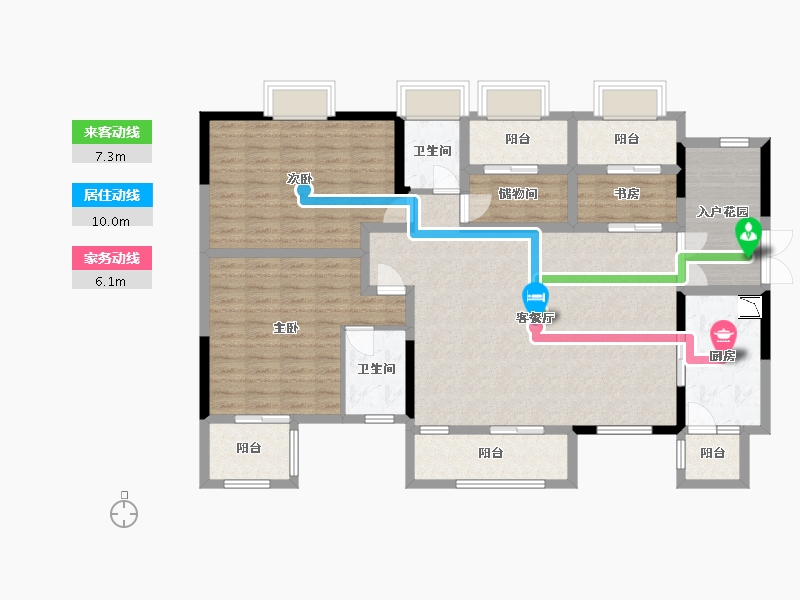 四川省-成都市-春熙江岸-129.49-户型库-动静线