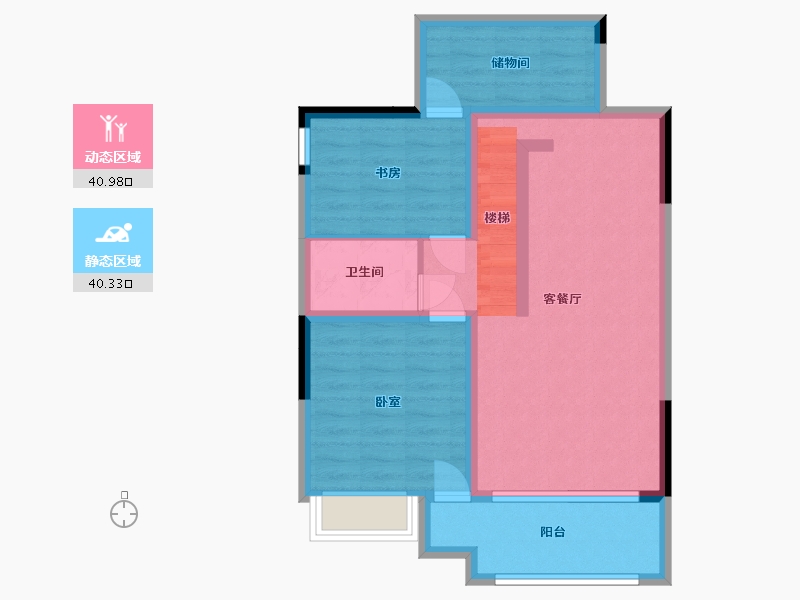 湖南省-湘潭市-银港国际-71.27-户型库-动静分区