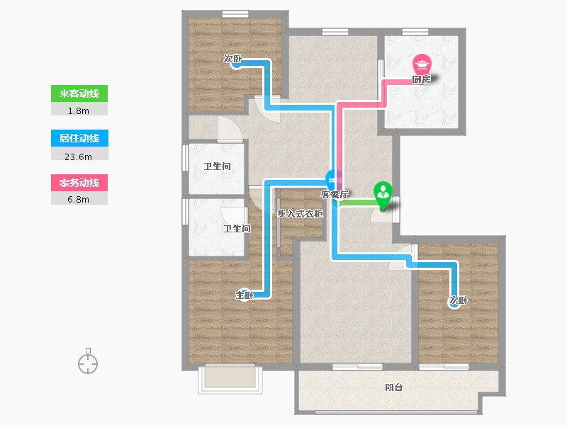 山东省-临沂市-儒辰金水湾-114.00-户型库-动静线