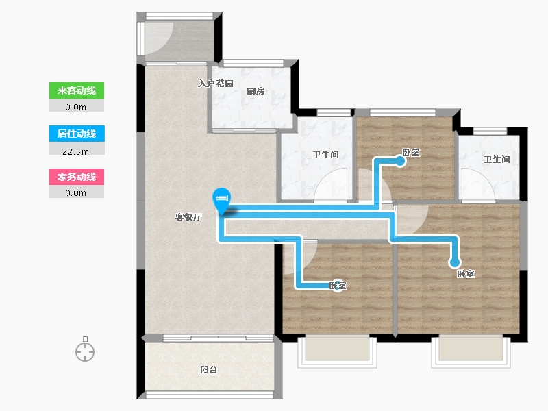 湖北省-襄阳市-国投襄阳府-98.31-户型库-动静线