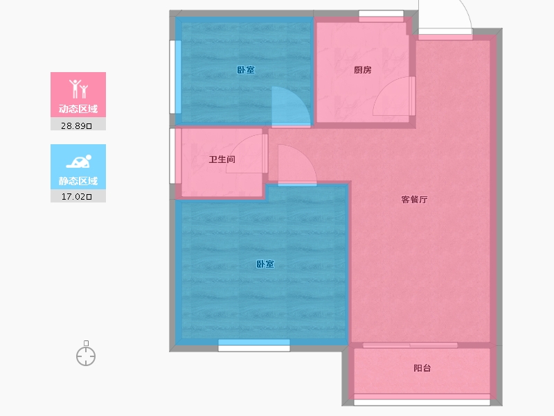 湖南省-常德市-致远·东城御府-41.16-户型库-动静分区