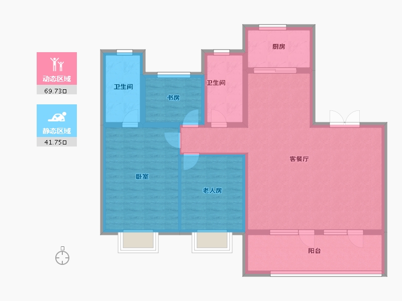 山东省-济宁市-保利城-100.00-户型库-动静分区