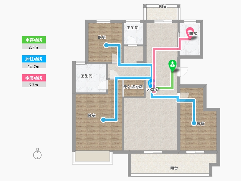 河南省-驻马店市-同信世博院4期【江上桃源】-100.00-户型库-动静线