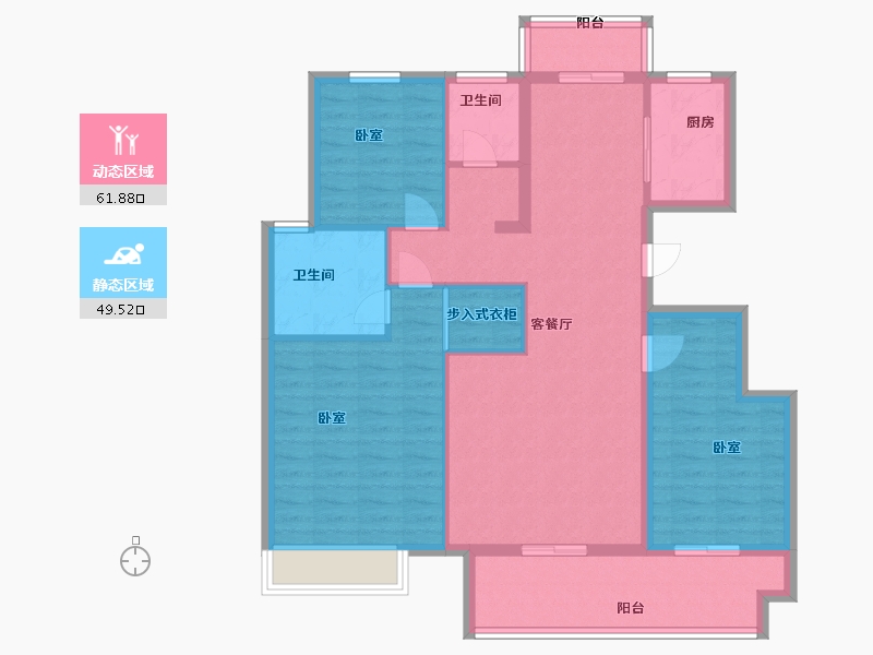 河南省-驻马店市-同信世博院4期【江上桃源】-100.00-户型库-动静分区