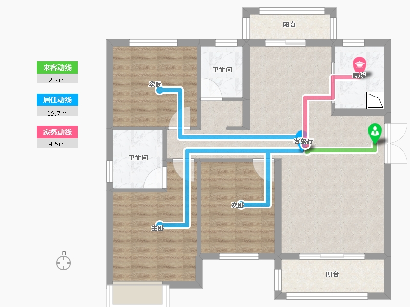 湖南省-株洲市-中建玥熙台-84.58-户型库-动静线