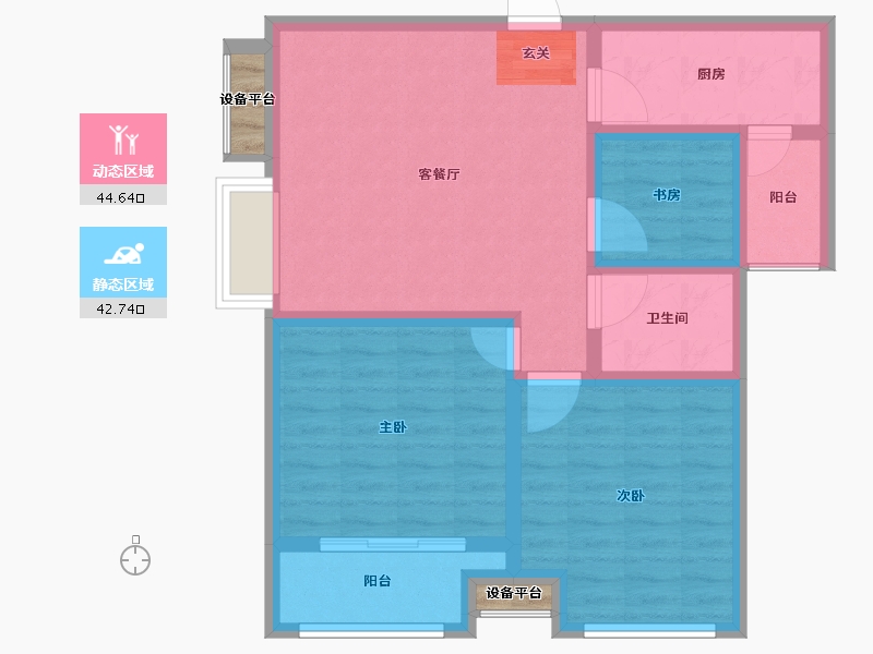 安徽省-宿州市-金城·幸福里-79.11-户型库-动静分区