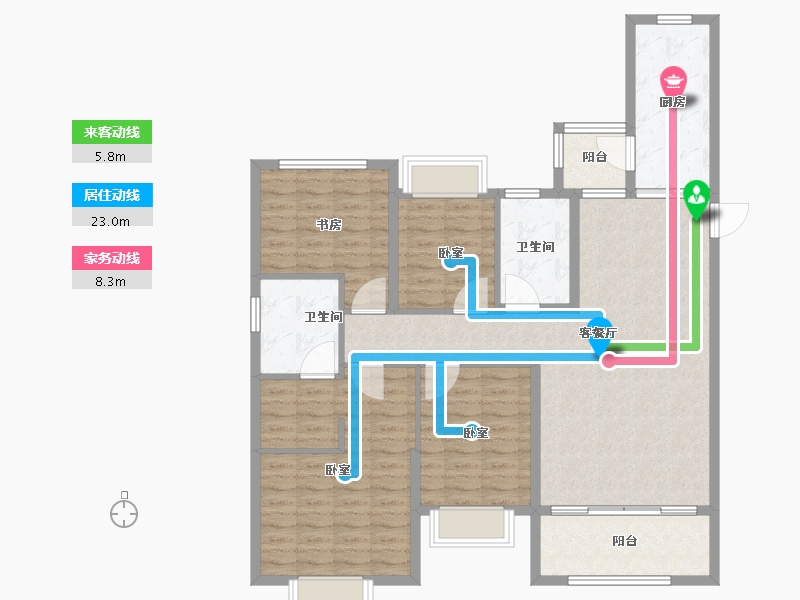 山东省-济宁市-济宁恒大悦珑湾-119.00-户型库-动静线