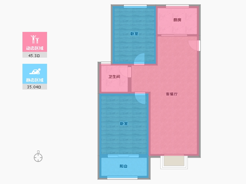 山东省-济宁市-惠民泽缘名府-72.01-户型库-动静分区